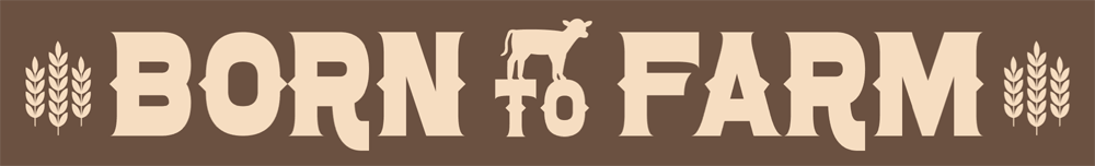 Born to Farm (Horizontal) Porch Sign