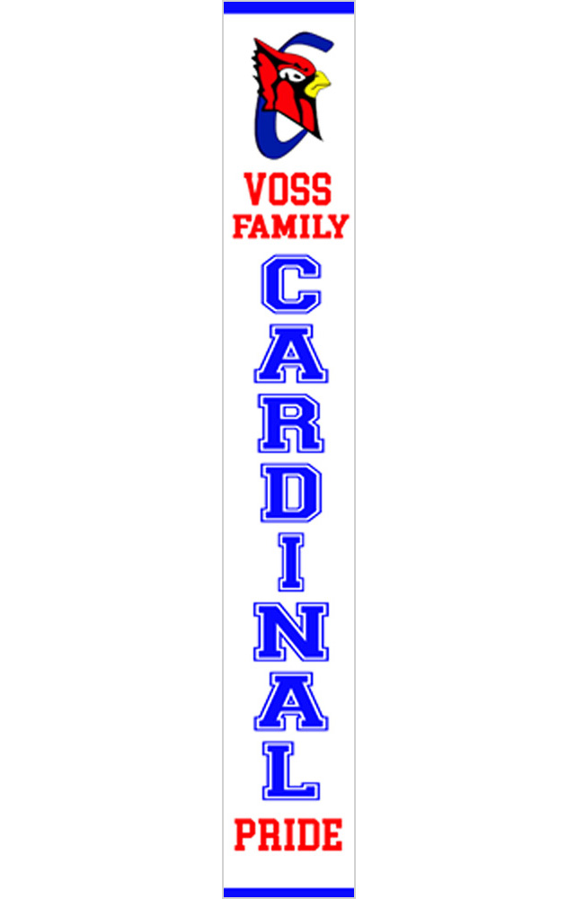 Cardinal Pride (Personalized) Porch Sign