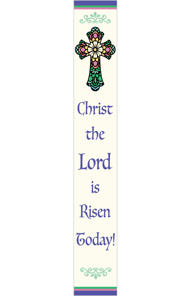Christ the Lord is Risen Today Porch Sign