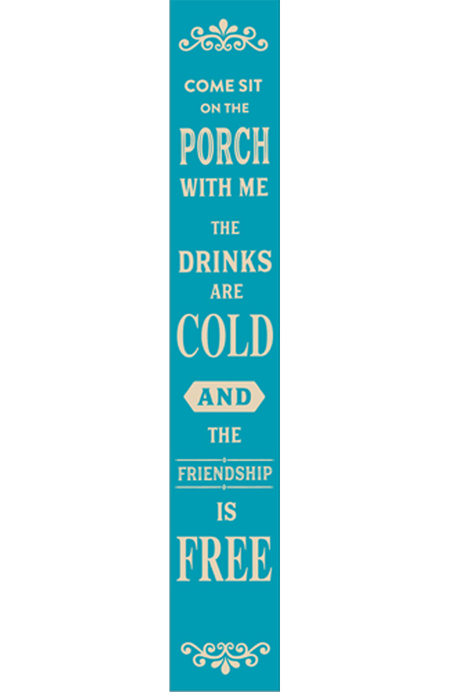 Come Sit on the Porch With Me Porch Sign