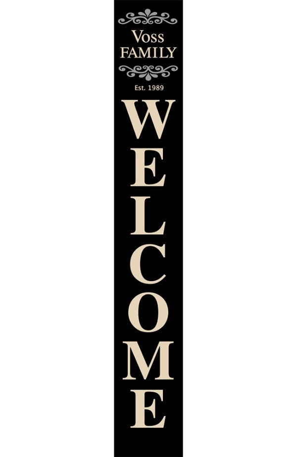 Family Welcome Porch Sign