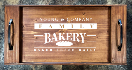Family Bakery (Personalized) Serving Tray