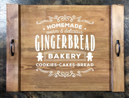 Homemade Warm & Delicious Gingerbread Noodle Board