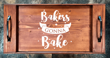 Bakers Gonna Bake Serving Tray