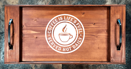 Coffee is Life’s Fuel Serving Tray
