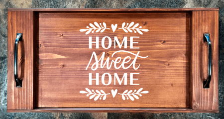 Home Sweet Home Serving Tray